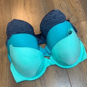3 LaSenza Sexy Tease Demi Bras